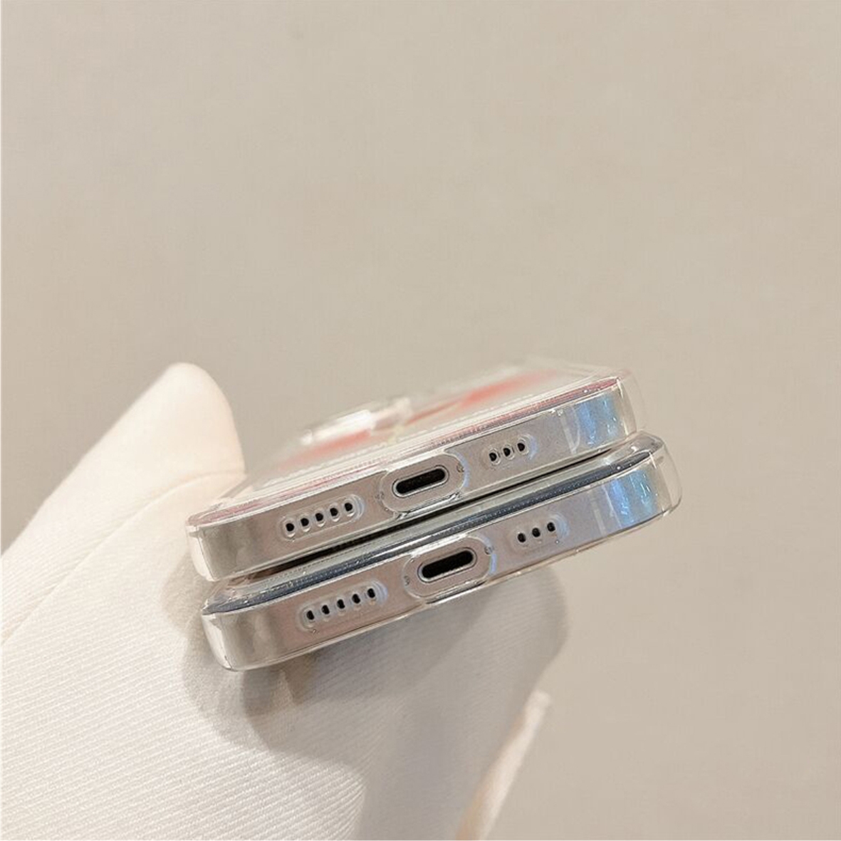 Ốp Lưng Silicon Trong Suốt Space Bảo Vệ Camera Flower Romantic