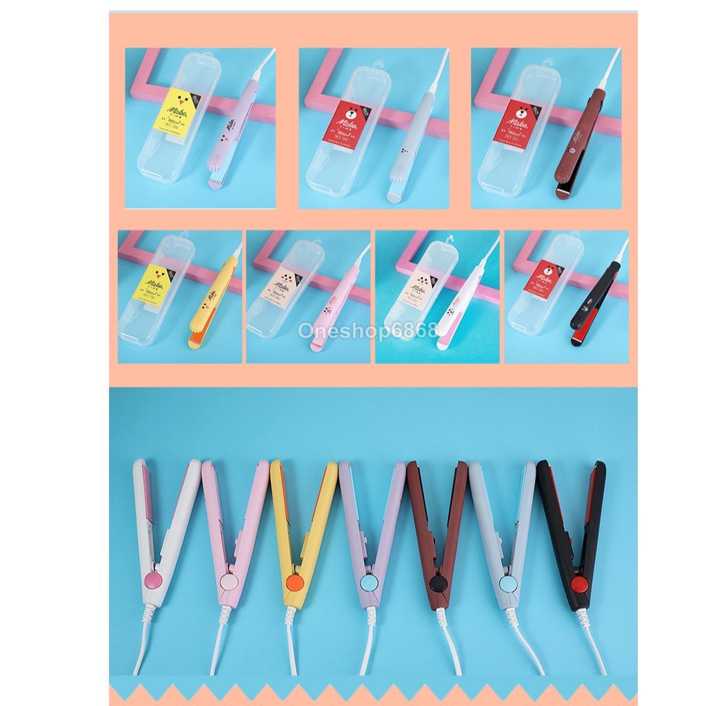 Máy Ép Tóc Mini MakeTime, Máy Là Tóc Mini, Máy Uốn Tóc Mini Bảo Hành Lỗi 1 Đổi 1 Mut