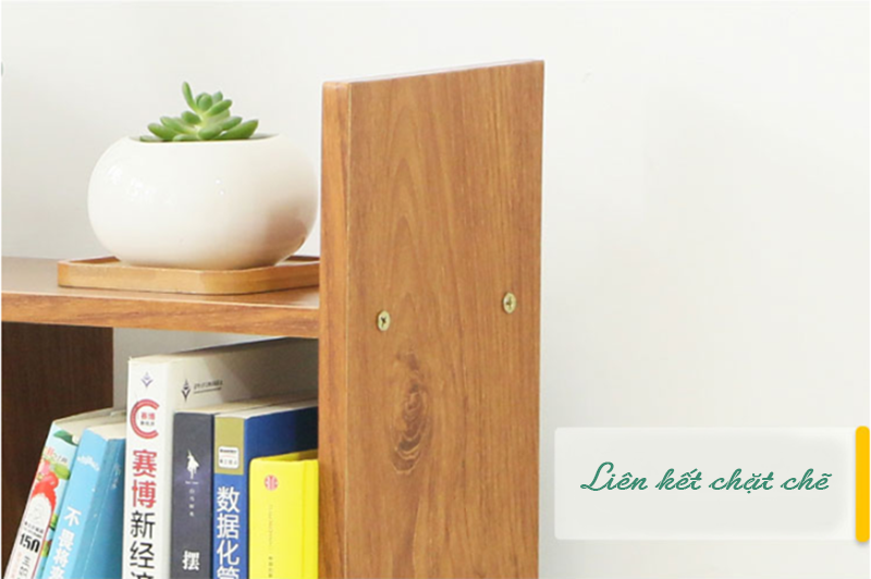 [ HÀNG LOẠI 1 ] Kệ sách gỗ đa ngăn để bàn tiện ích MDF