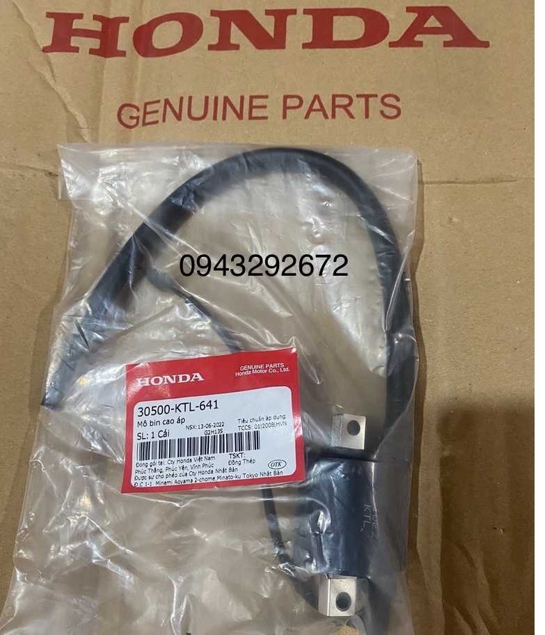 Mô Bin Rs 100, Wave 100, ( Alpha "A" ) Honda ( 30500KTL641 )