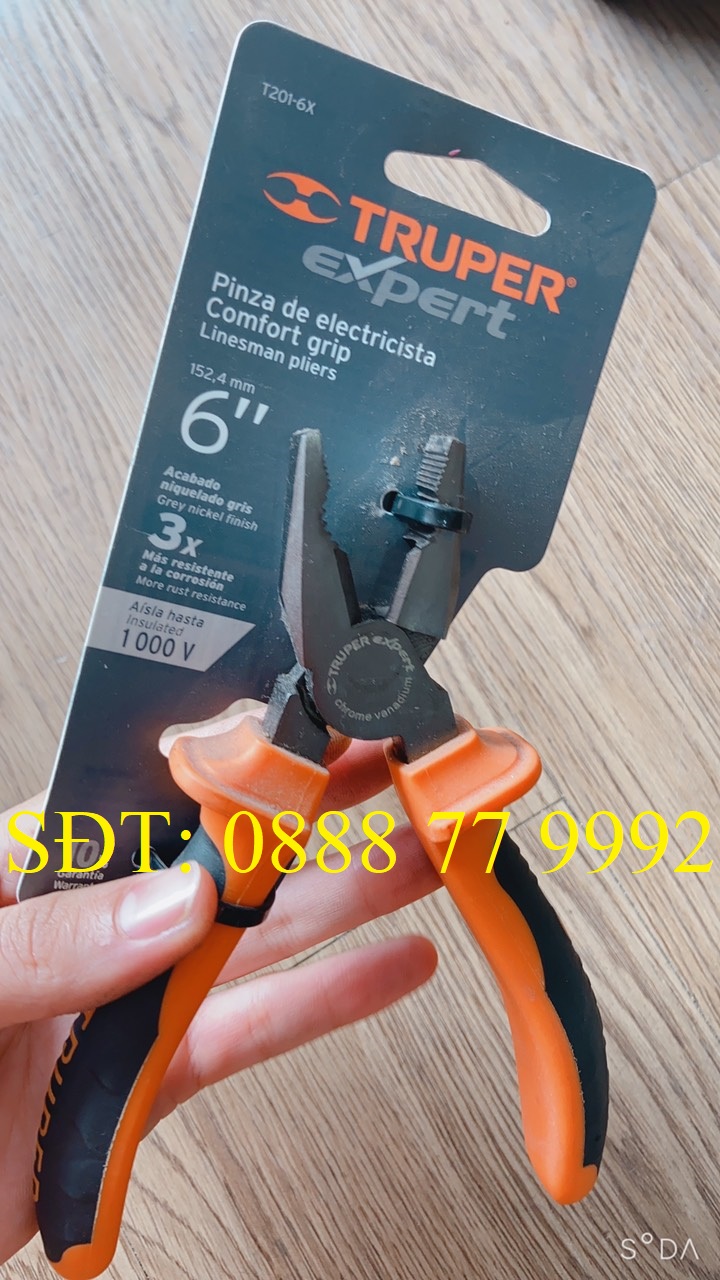 Kìm răng chuyên nghiệp 150mm Truper - 12347