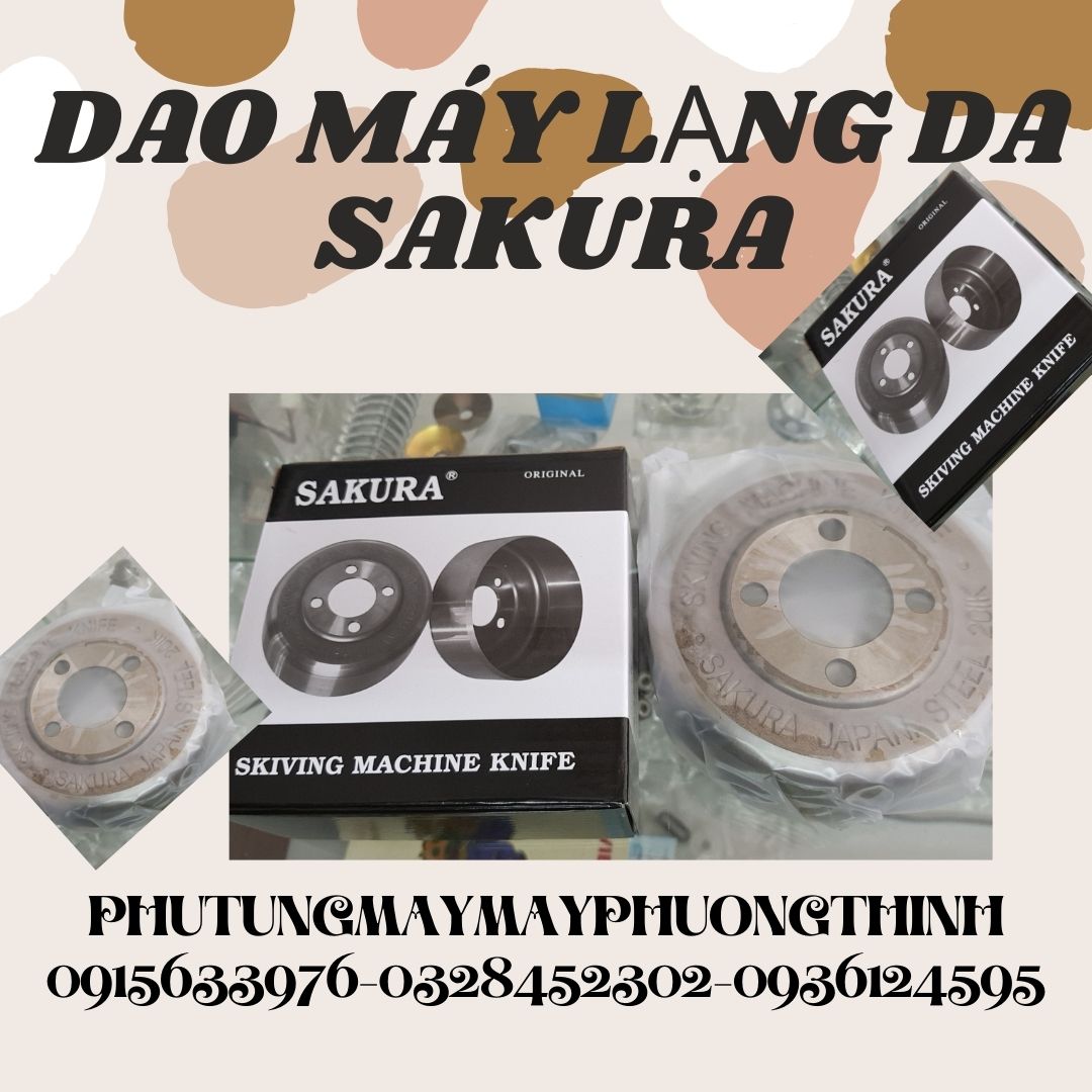 Dao máy lạng da sakura