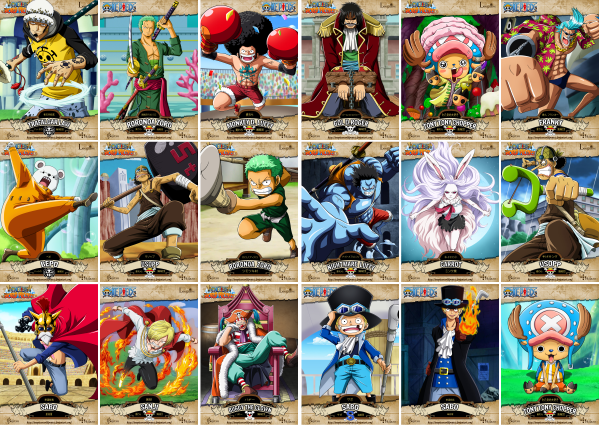 36 poster anime One Piece ngẫu nhiên