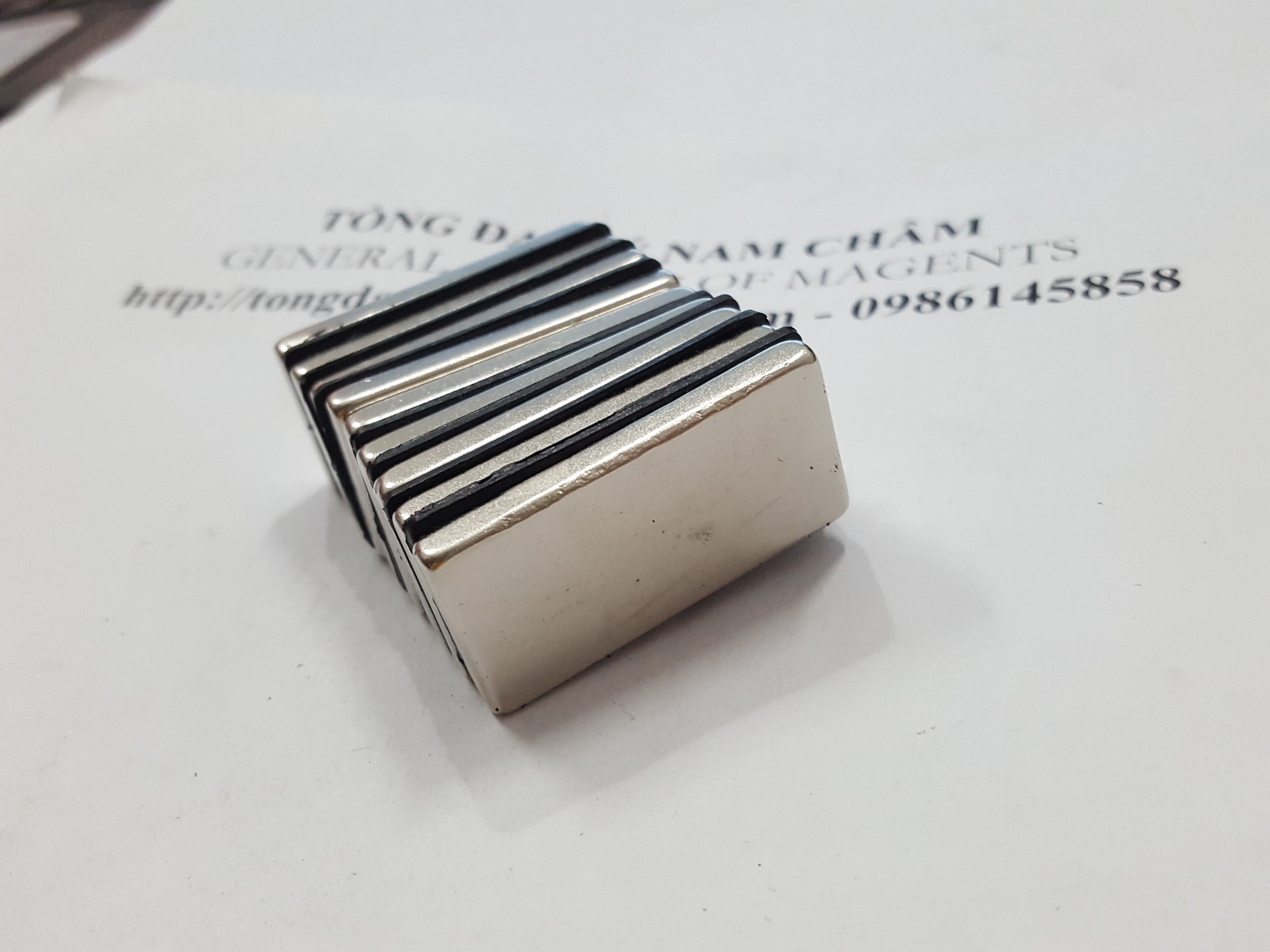 5 viên nam châm 40x20x5mm