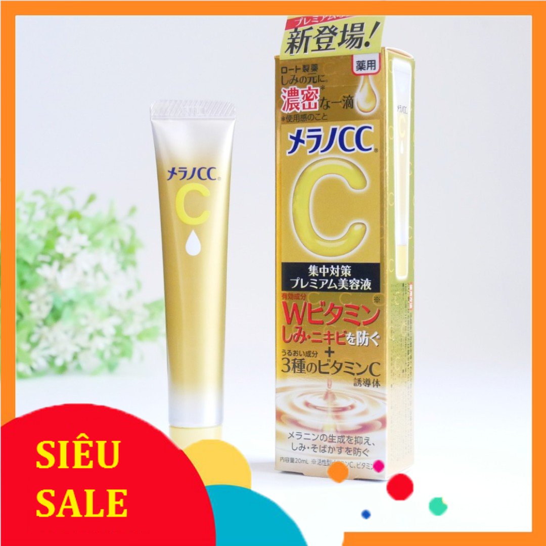 Serum melano cc nhật bản vitamin c 20ml khử nám , tàng nhang, thâm , mụn , trắng sáng da