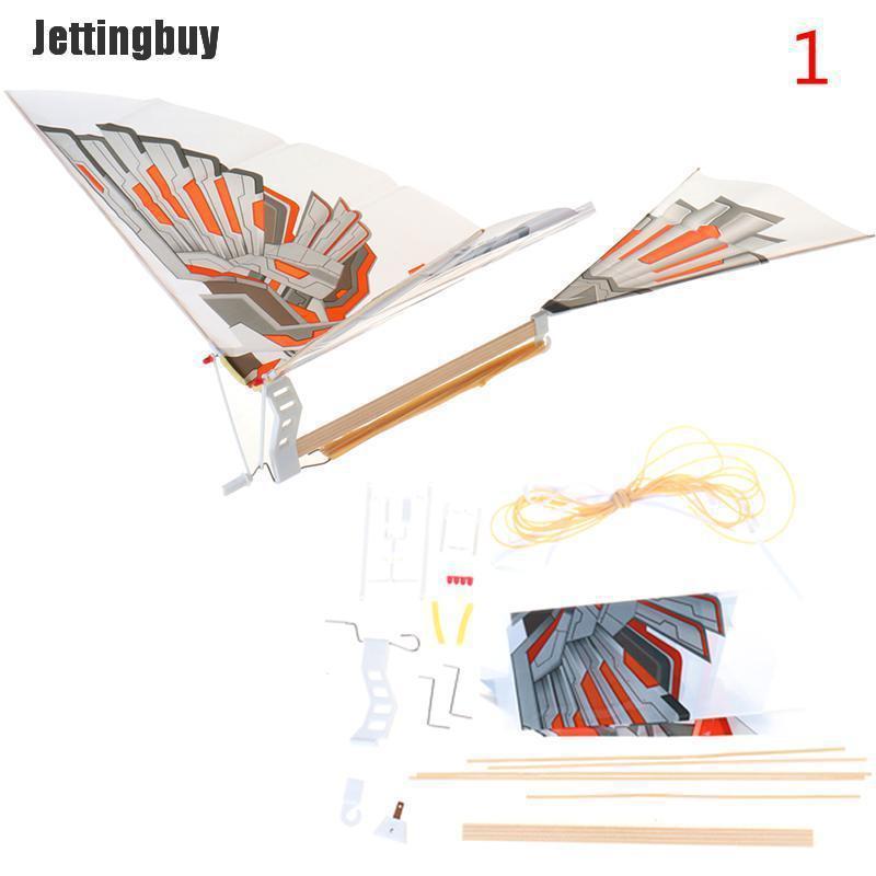 Jettingbuy 18Inches carbon fiber imitate birds assembly flapping wing flight plane toy