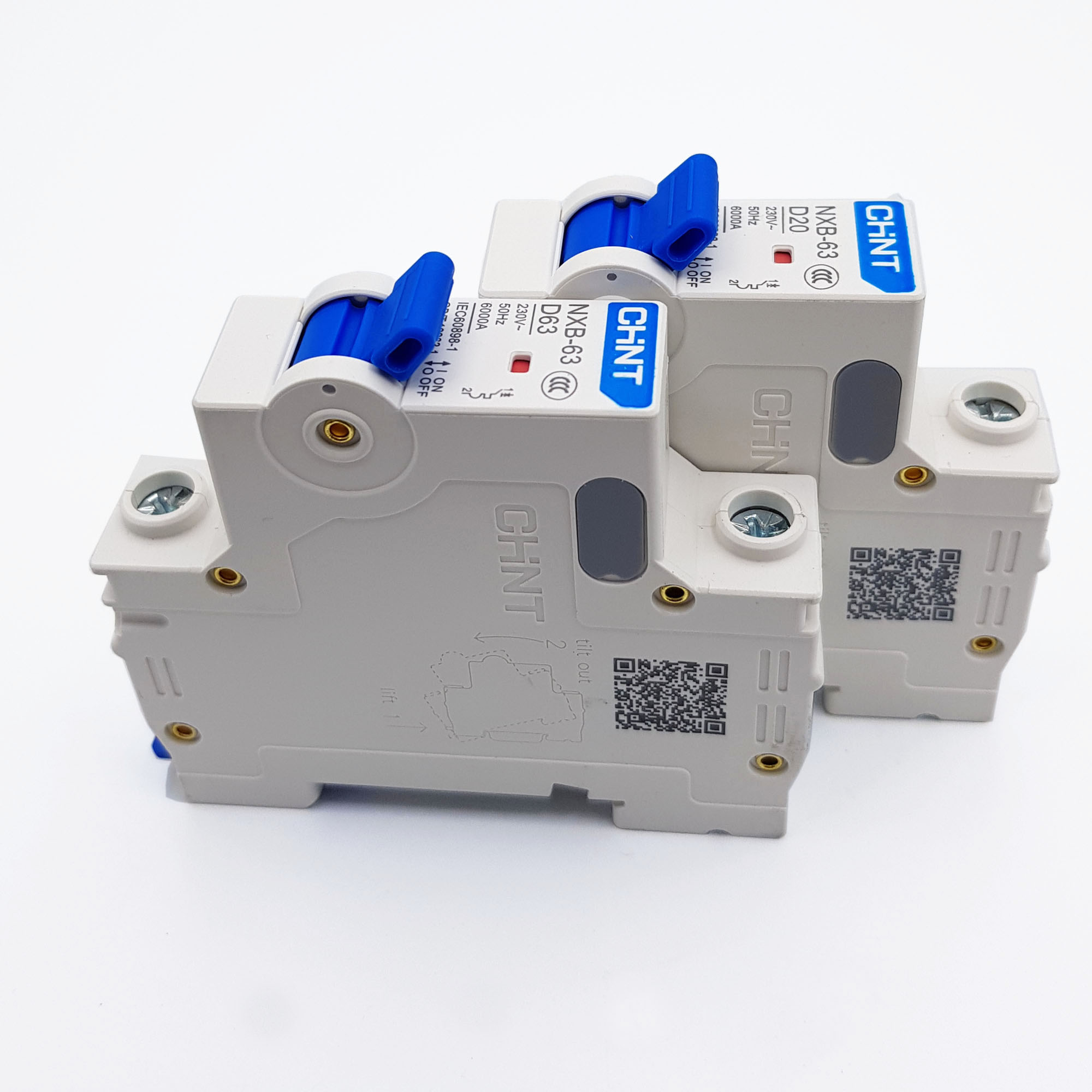 MCB 1P 6kA CHINT NXB-63 10A - 20A - 40A - 63A
