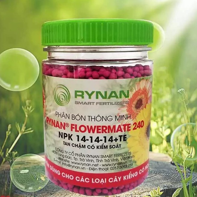 Phân tan chậm rynan 240 npk 14-14-14+te