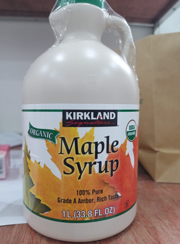Siro lá phong syrup kirkland 1 lit