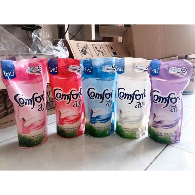[FLASH SALE] COMBO 3 TÚI NƯỚC XẢ VẢI COMFORT THÁI LAN 580ML
