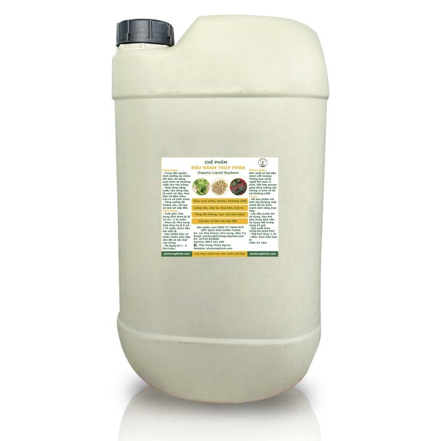 Phân đạm đậu nành hữu cơ (Can 30 lít)