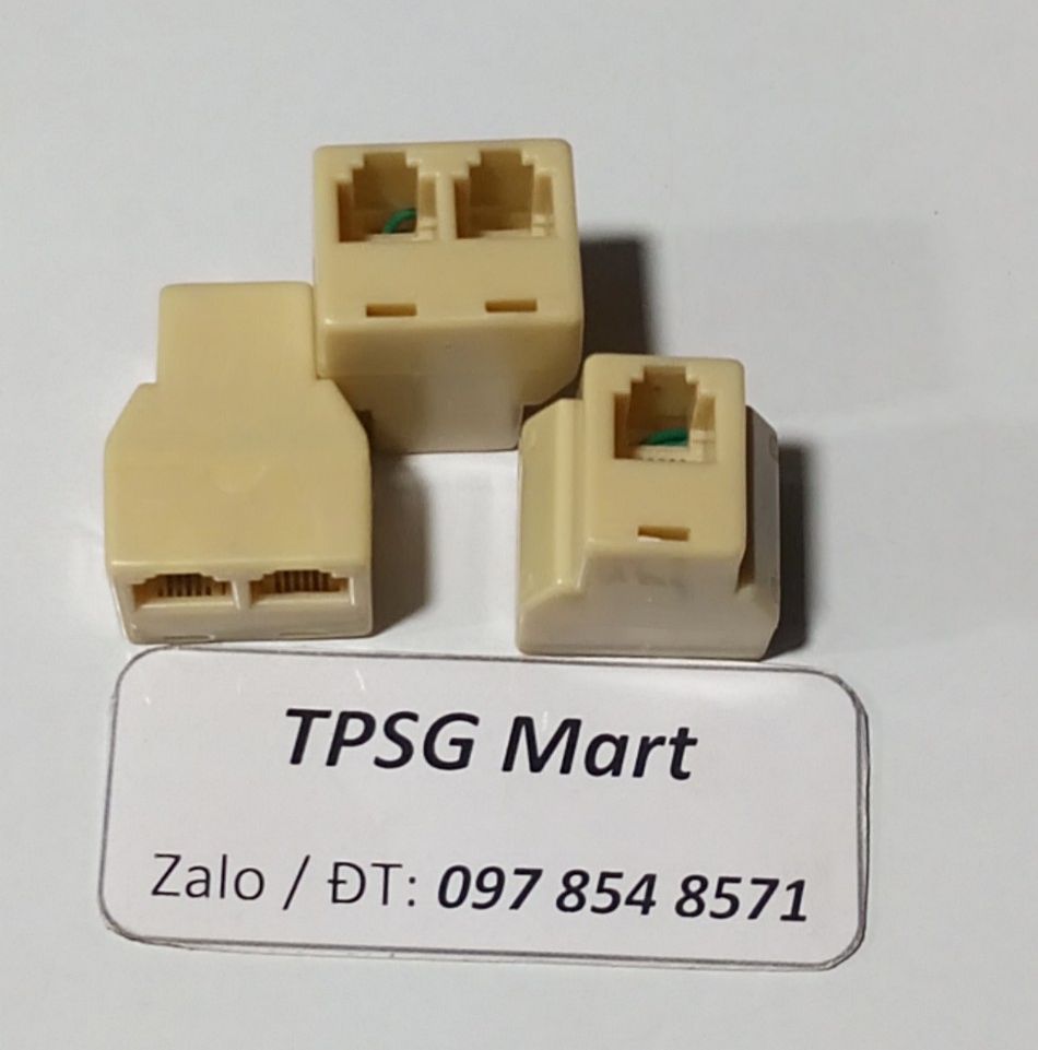 Đầu nối và chia RJ11: 4 Pin (4 line - 4 tim - 4P4C - 4 Pin) (SỬ DỤNG CHUNG RJ11 - 2 TIM)