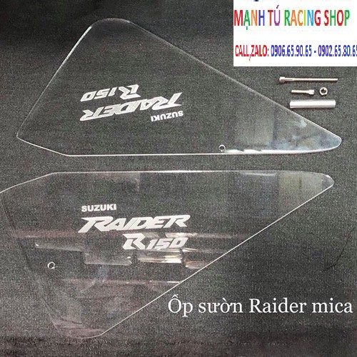 Ốp sườn mica raider fi,satria f150