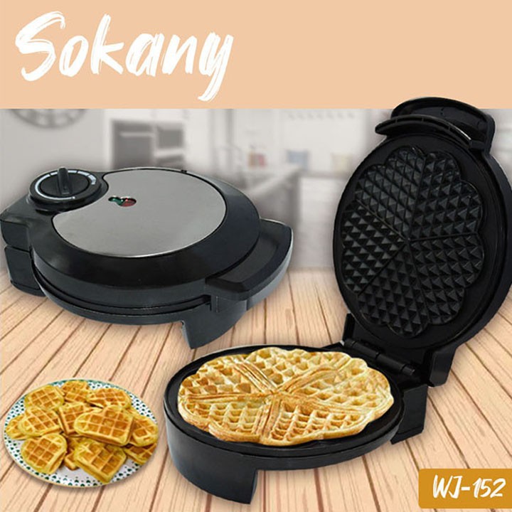 Máy Làm Bánh Waffle,Máy làm Bánh Waffle Sokany
