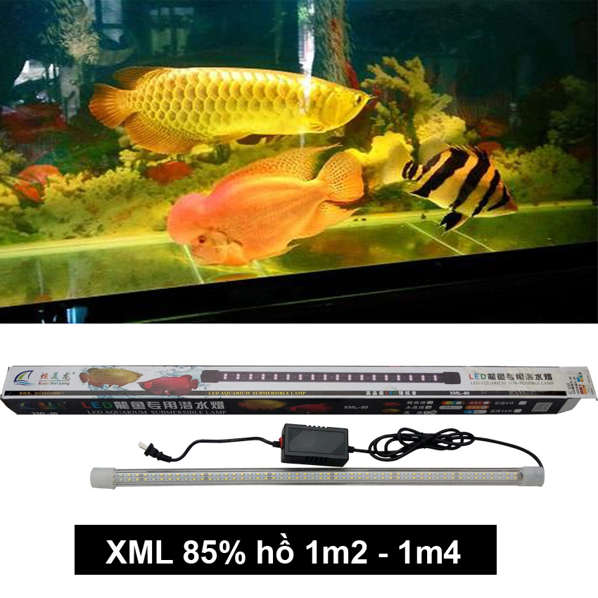 85% xml led light for arowana aquarium 1.2m - 1.4 m, 1.2m long, 2 rows, white light