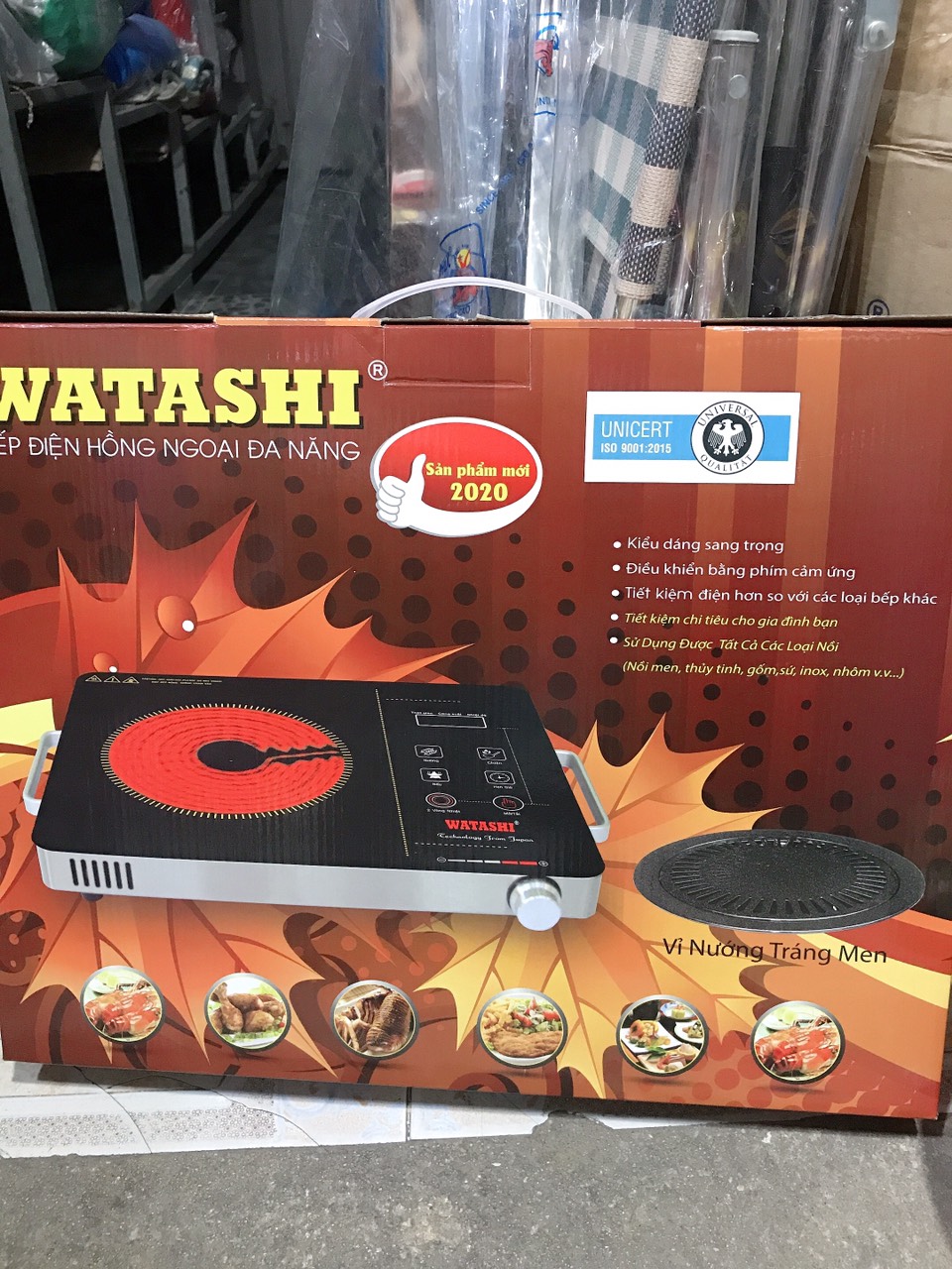 Bếp điện hồng ngoại đa năng Watashi