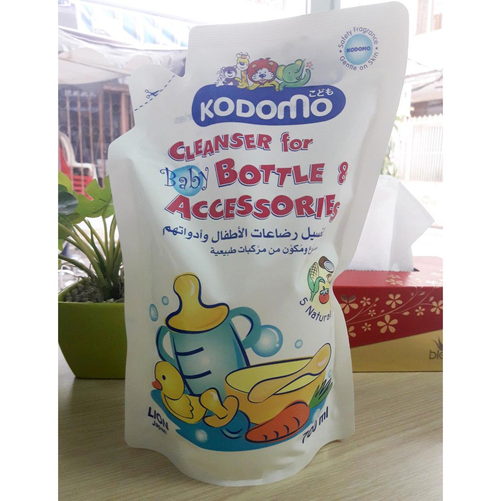 [CHÍNH HÃNG] Nước rửa bình sữa KODOMO ( Túi 700ml/ Chai 750ml)