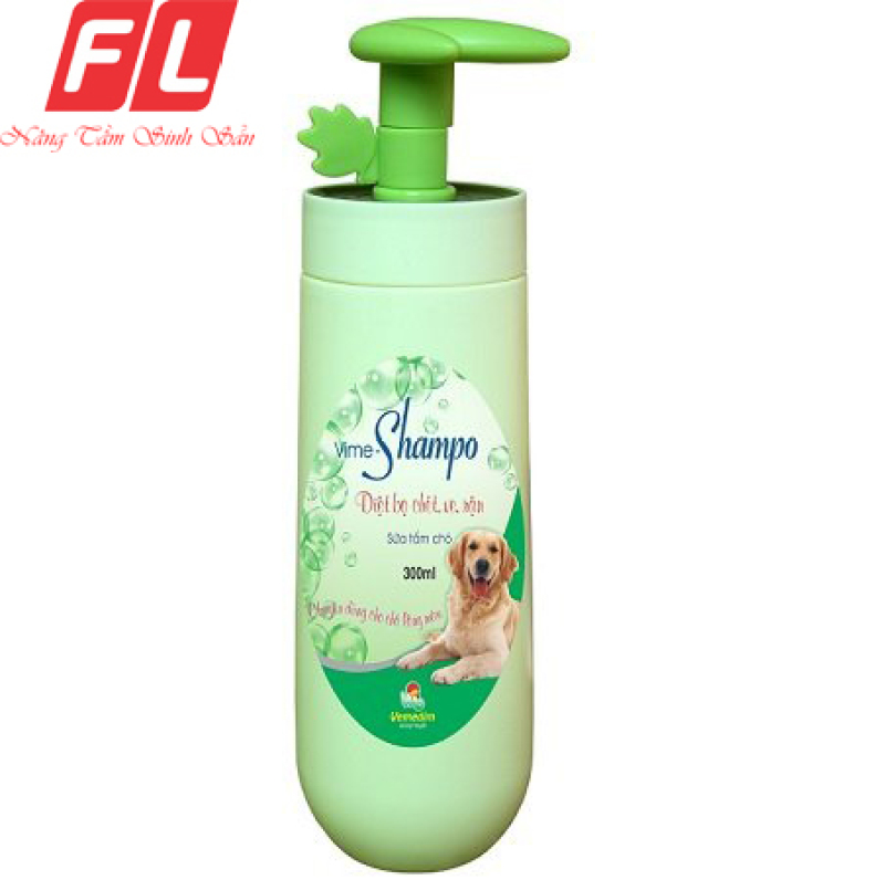 Sữa tắm trị ve chó mèo Vime Shampo (LÔNG MÀU)