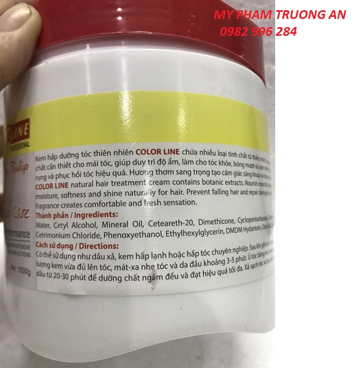 Kem hấp tóc hương hoa tulip 1000g