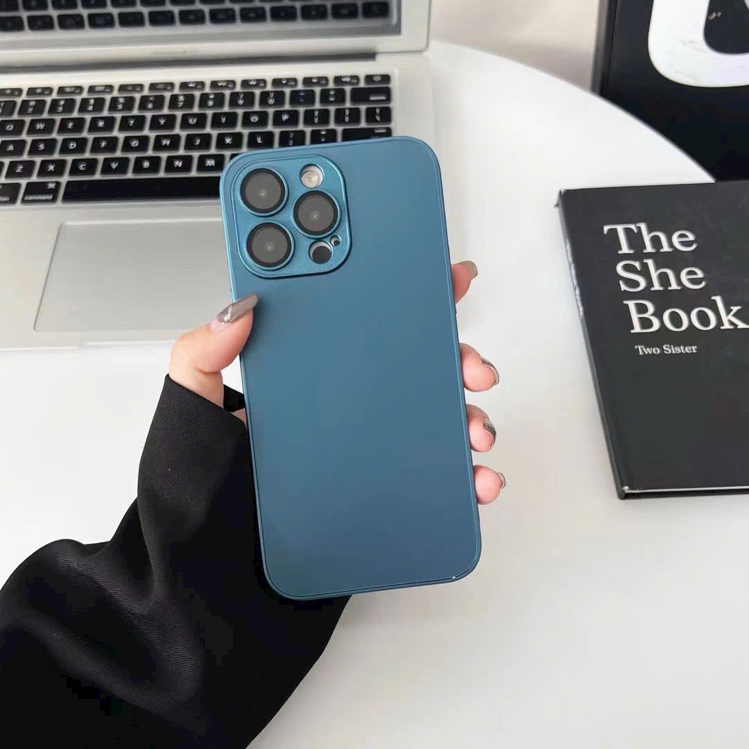 Ốp Likgus lưng nhám giả thép độ lên iphone 15 pro max