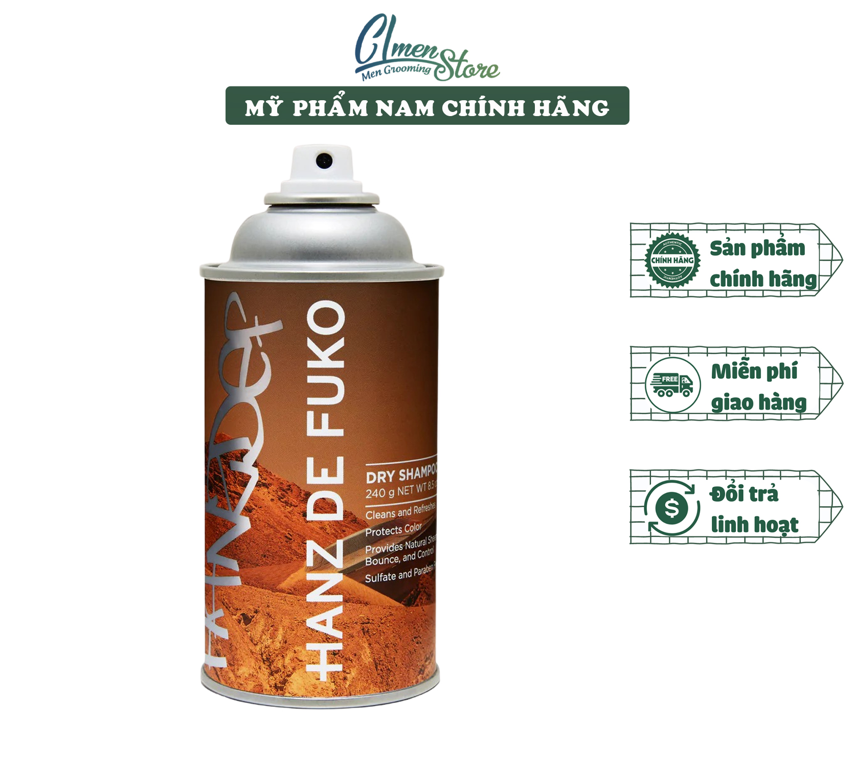 Dầu gội khô Hanz de Fuko Dry Shampoo