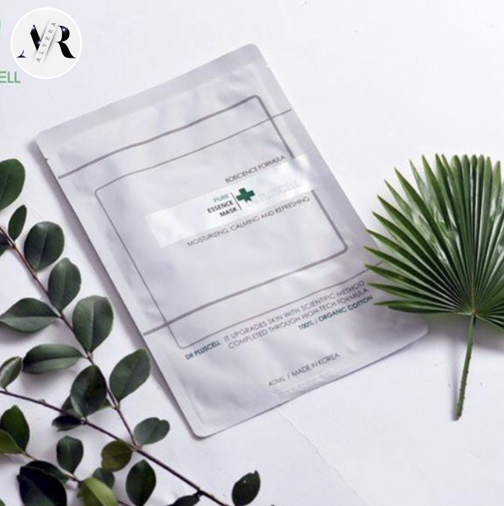 MẶT NẠ NHÂN SÂM TÁI TẠO DA DR PLUSCELL PURE ESSENCE MASK - [ MỸ PHẨM ALVERA SHOP ]