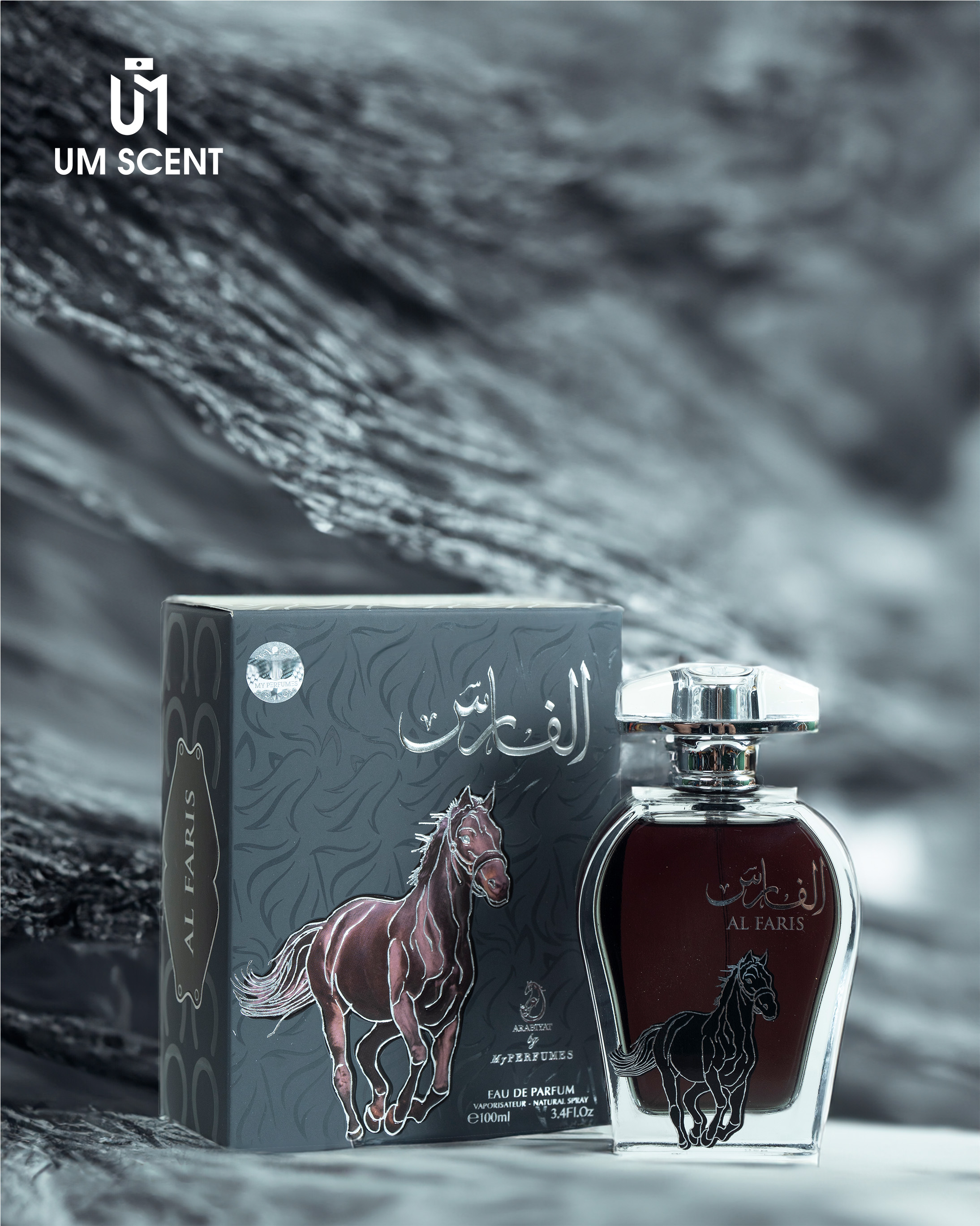 Nước Hoa Unisex Al Faris by Arabiyat 100ml & 10ml