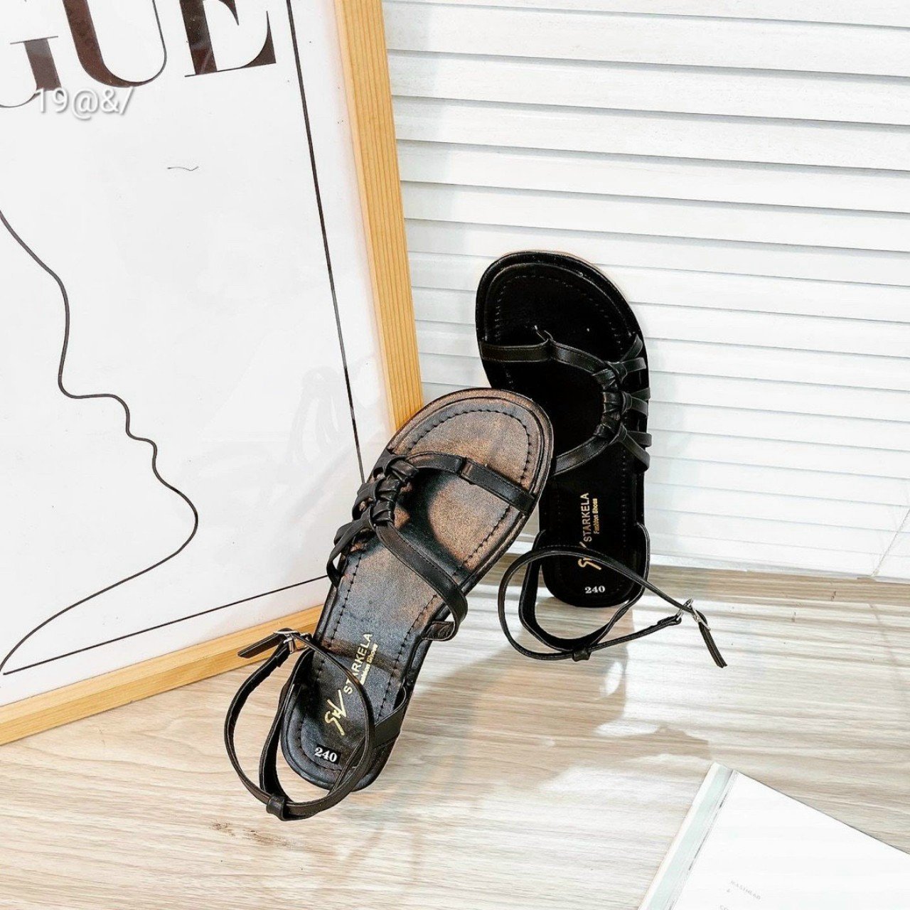 SANDAL NỮ ĐẾ THẤP 3-TU CÓ SIZE LỚN 35-42