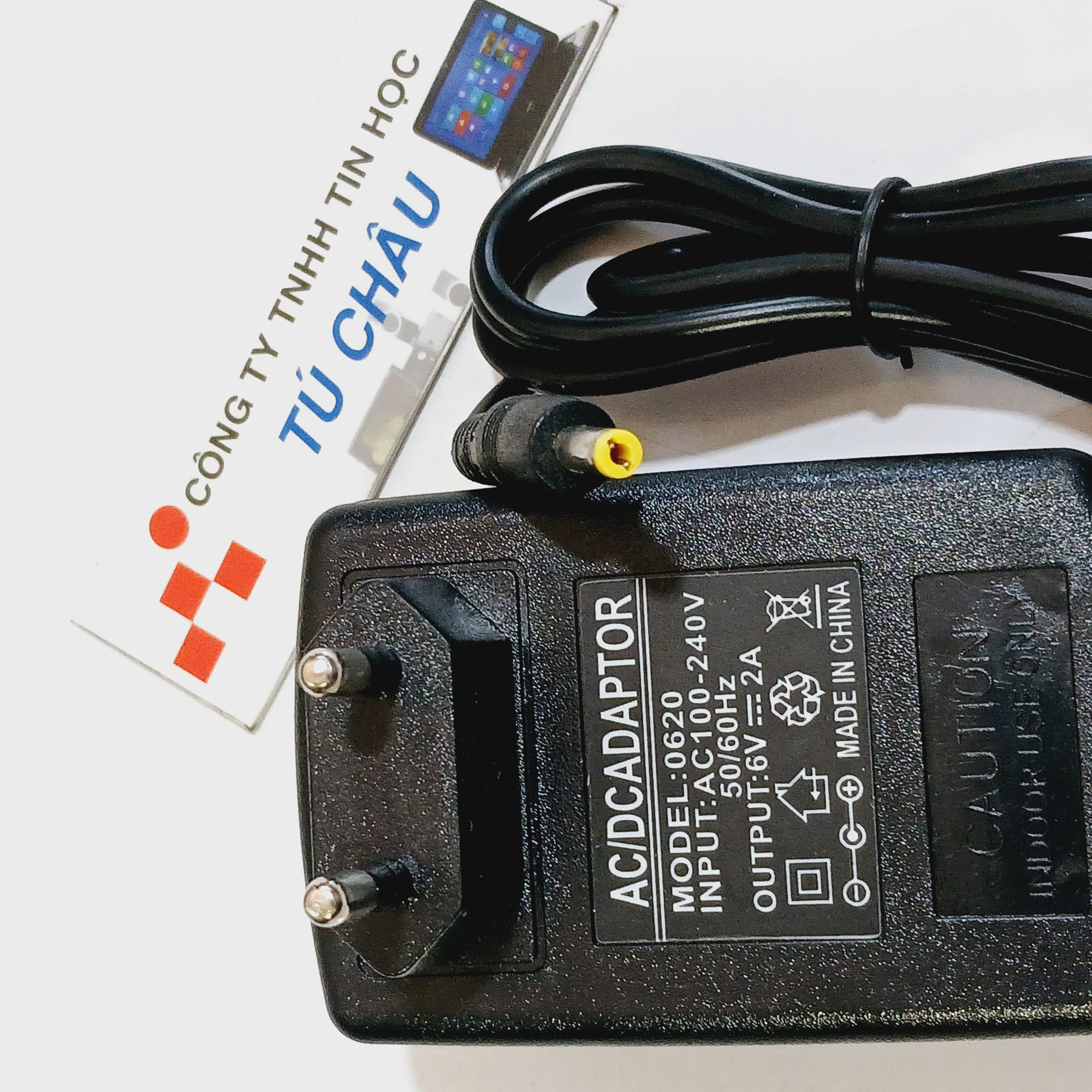Adapter DC 6V - 2A ( Đầu cắm 4.0mm x 1.7mm)