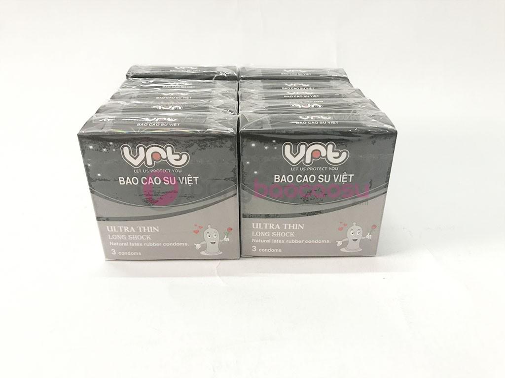 8 hộp VRT ULTRA THIN LONG SHOCK (24 chiếc) nhập khẩu