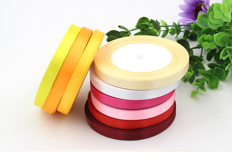 Ruy băng lụa cuộn dài 22m bản rộng 1cm đủ màu sắc
