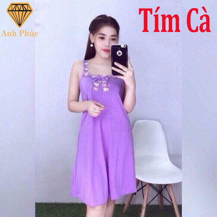 [HCM]Đầm ngủ thun lạnh mặc mát Anh Phúc