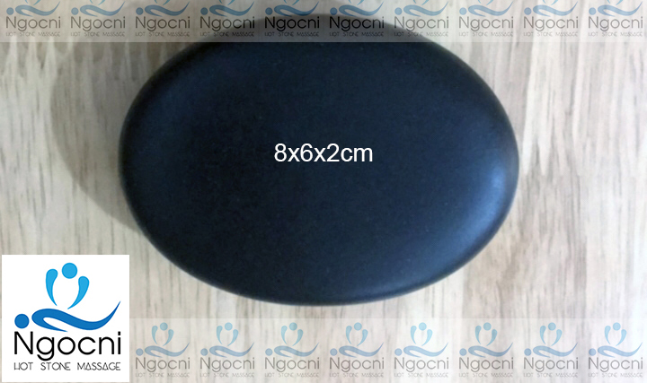 [HCM]Combo 20 viên 6x8x2cm đá nóng massage oval