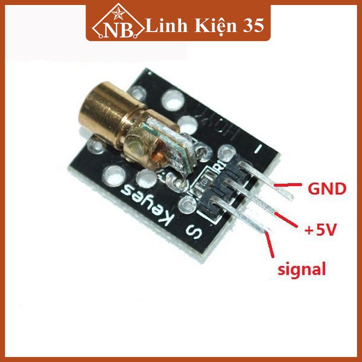 Module Laze 5V, bước sóng Laser 650nm đỏ