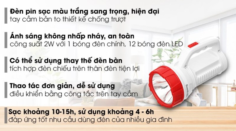 Đèn cầm tay điện quang hàng điện quang thương hiệu quốc gia
