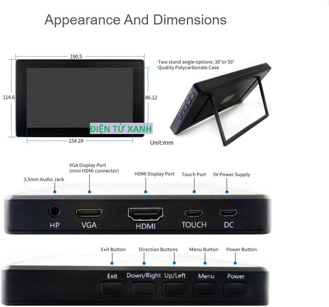 LCD HDMI 7 INCH Waveshare