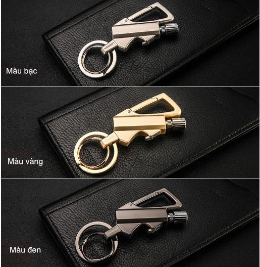 Bật lửa kiêm móc Khóa Honest Chính Hãng - Bật lửa diêm xăng