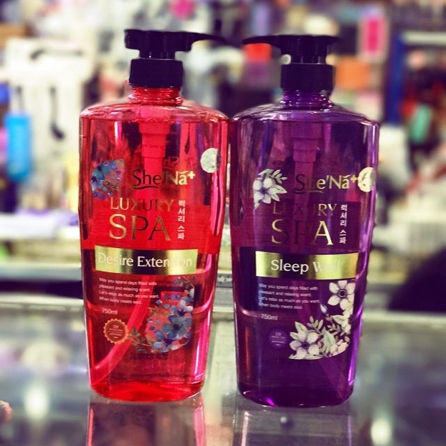 Sữa tắm hạt massage cao cấp shena luxury spa 750ml