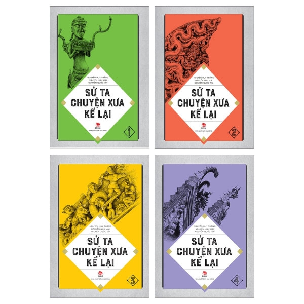 Fahasa - combo sách hay sử ta - chuyện xưa kể lại: 1 + 2 + 3 + 4