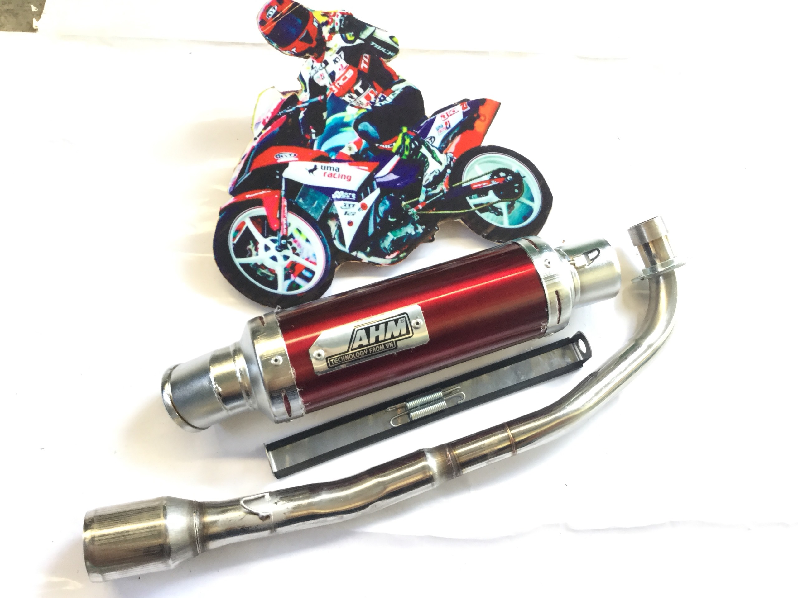 Pô độ ahm Xanh - Cổ Pô Lắp wave 50 - 100, cup, dream,...