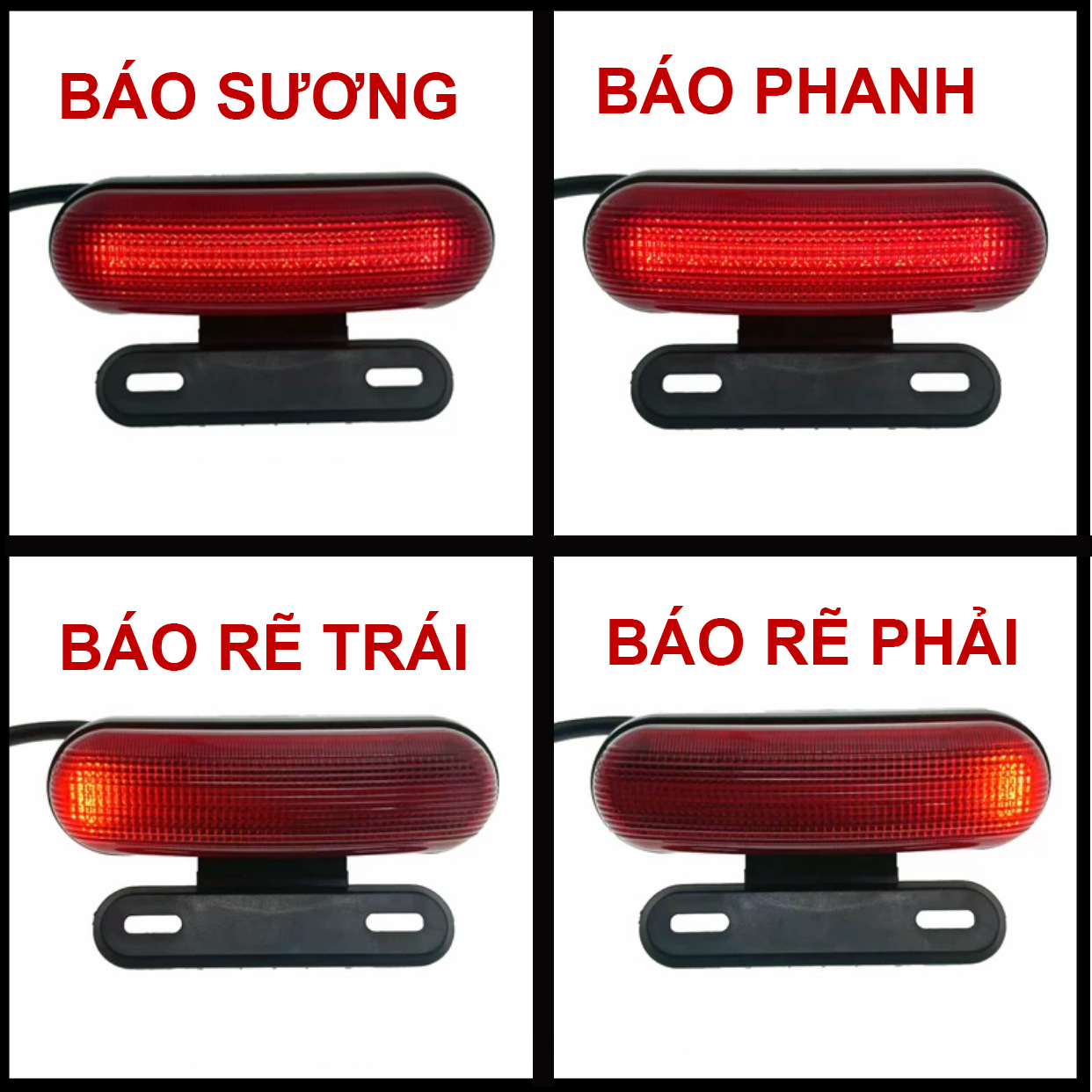 ĐÈN HẬU LED 48V XE ĐẠP ĐIỆN FULL CHỨC NĂNG