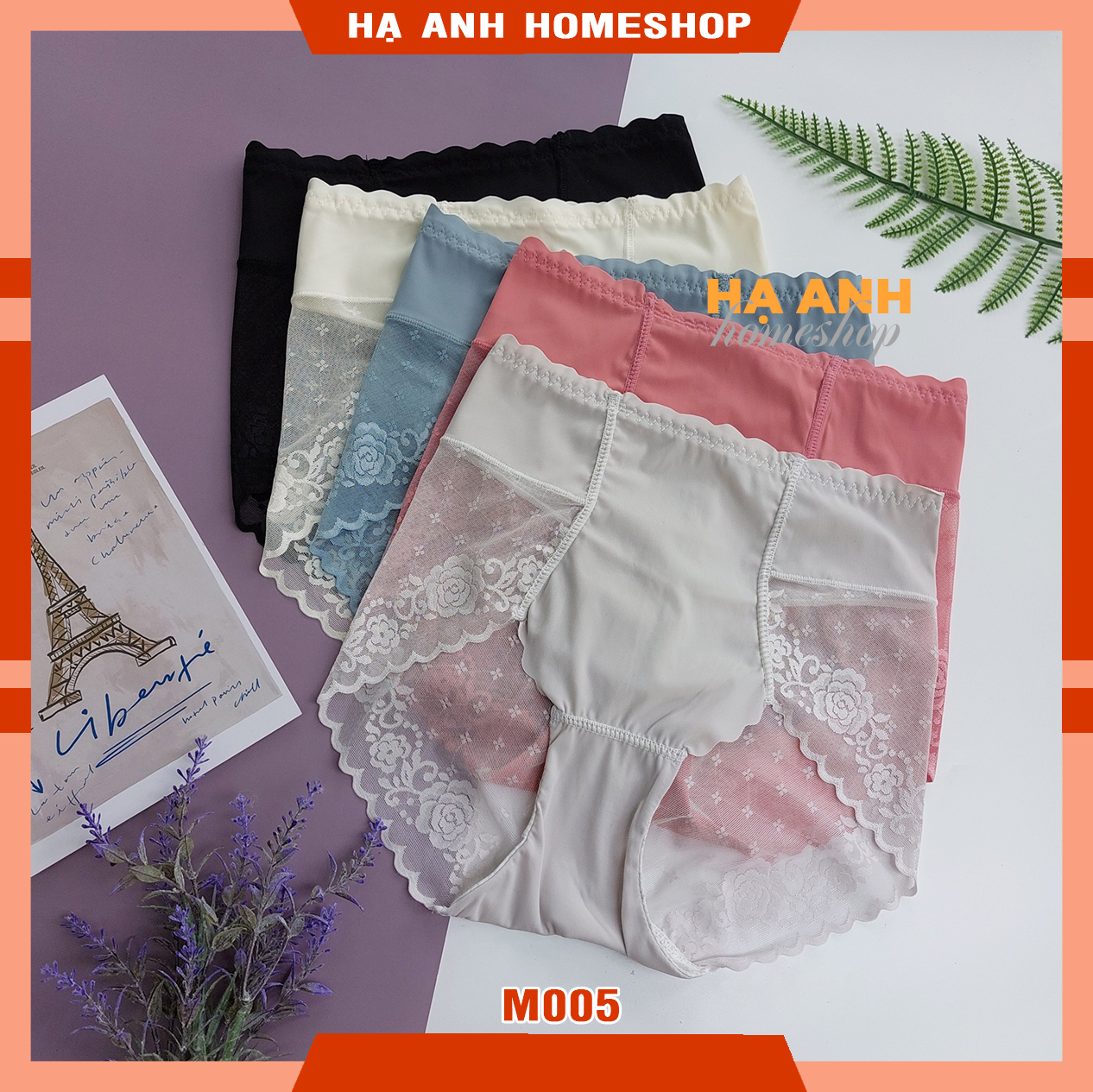 Quần lót Ren gen bụng 005 cao cấp