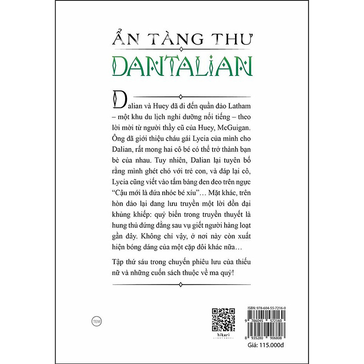 Sách - Ẩn Tàng Thư Dantalian - Tập 6