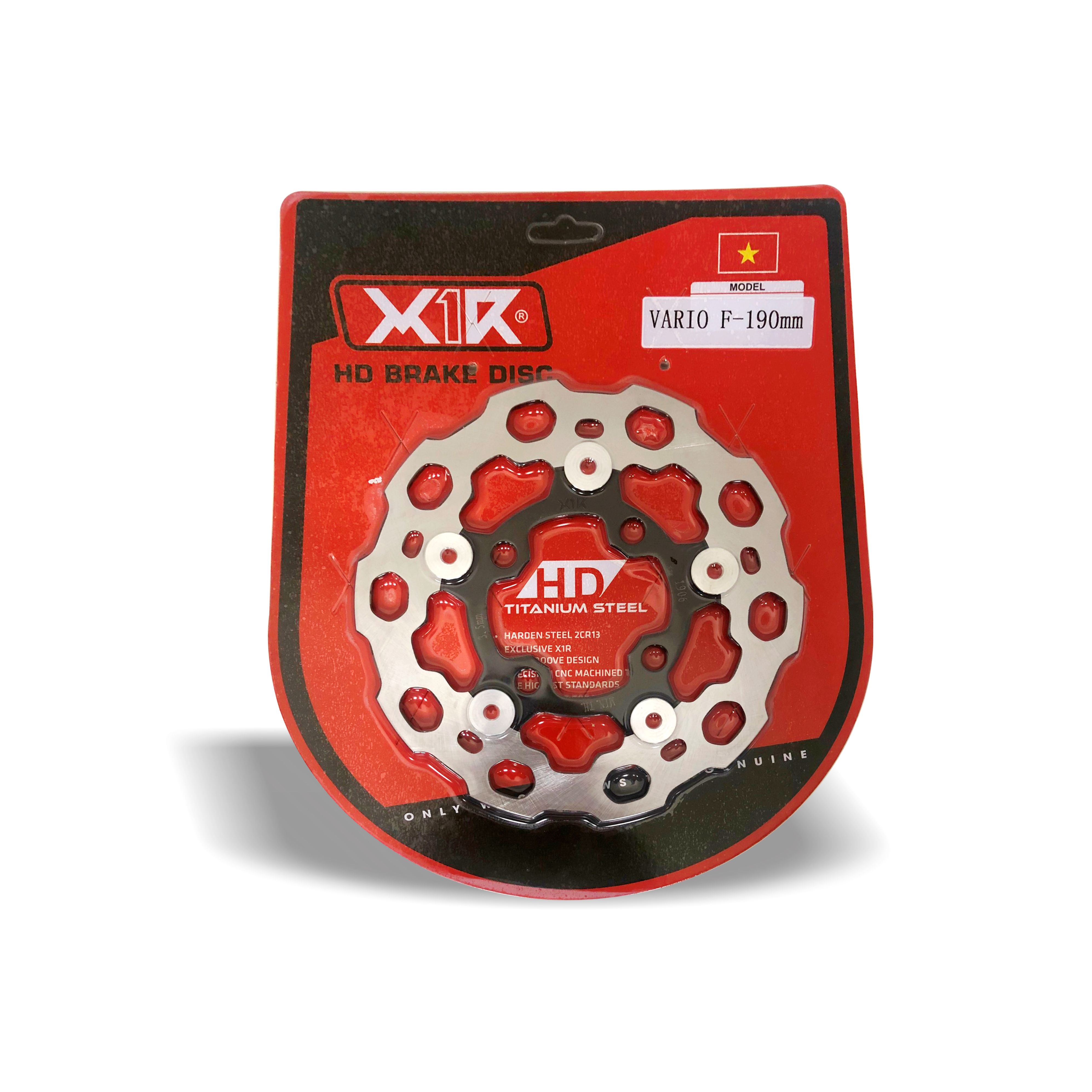 Đĩa Thắng (Phanh) Trước VARIO/CLICK/VISION/AIR BLADE - X5 (MCQUEEN) (size 190mm)