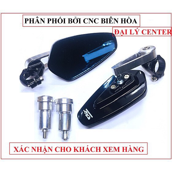 [ Màu Trắng 1 Cặp ] Gương gù kính gù xe máy