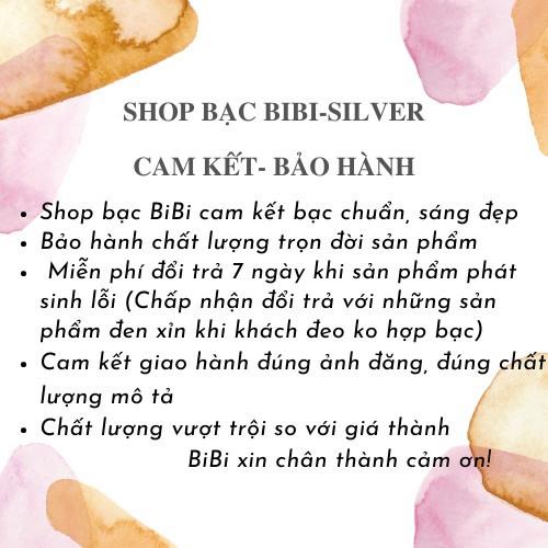 ☃❂ Nhẫn nữ bạc ta gắn đá cao sang chảnh - Nhẫn bạc Bibi mẫu mới đẹp