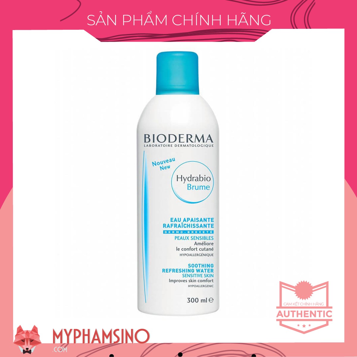 Xịt khoáng Bioderma Hydrabio Brume