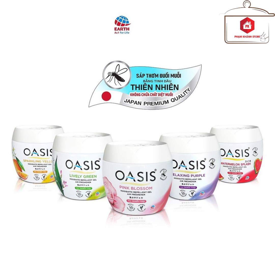 Sáp Thơm Phòng, Đuổi Muỗi OASIS 180g