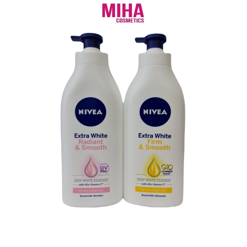 Sữa Dưỡng Thể NIVEA Extra White Q10 Dưỡng Ẩm Trắng Da 600ml Thái Lan nhập khẩu