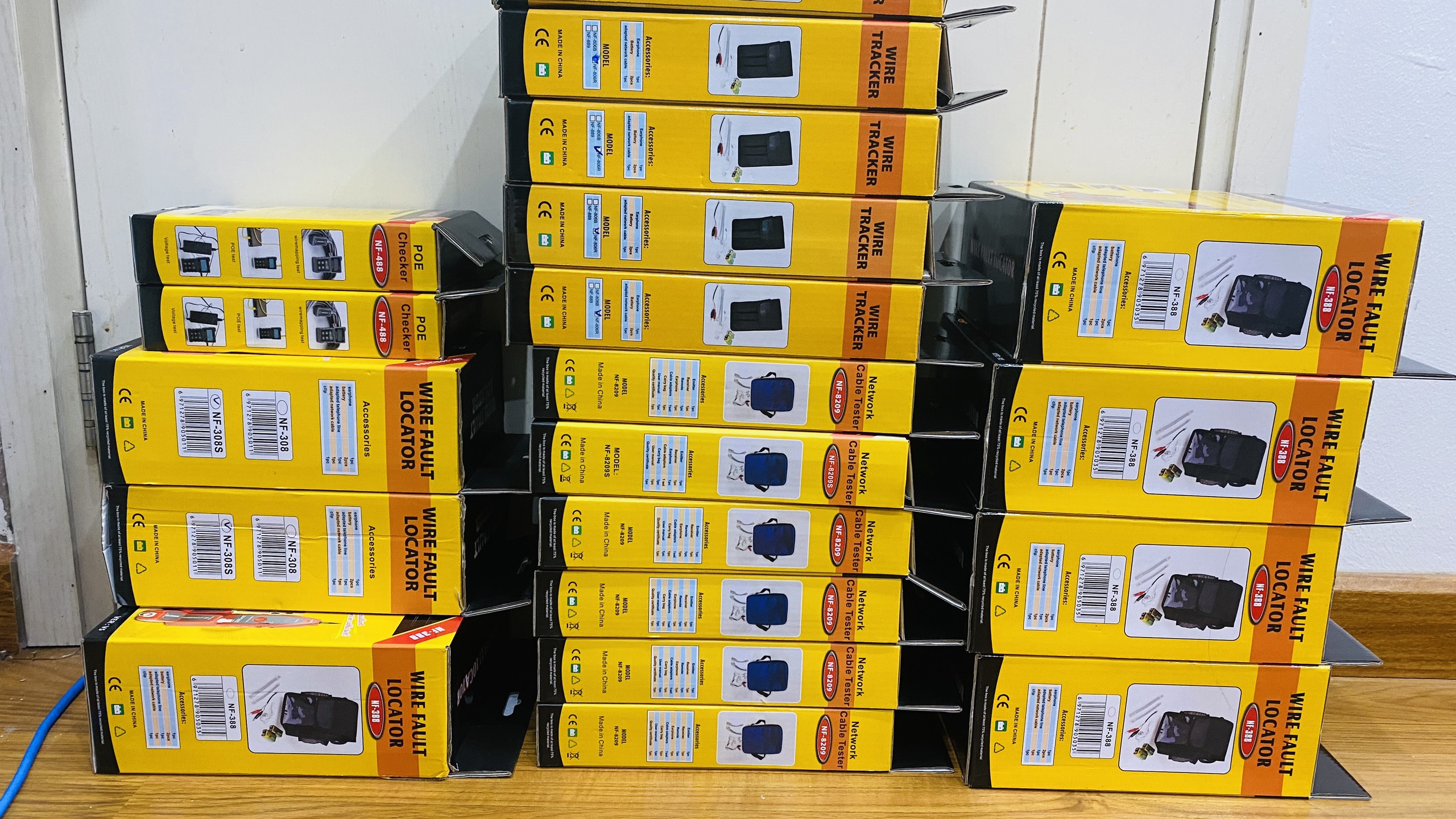 Máy test mạng NF-8209S Noyafa POE dùng sạc Type C